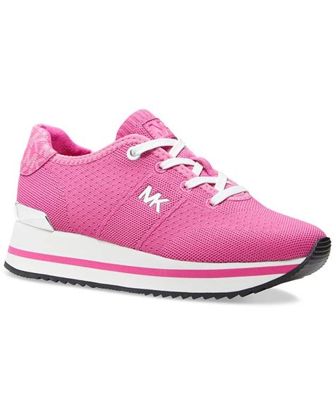 monique knit trainer lace up